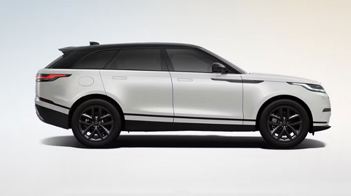 レンジローバー ヴェラール「URBAN CONTRAST EDITION」フジホワイトのフロントビュー