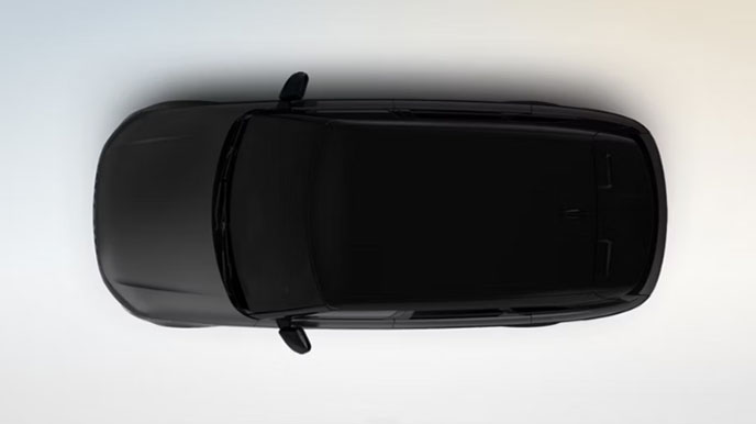 レンジローバー ヴェラール「URBAN CONTRAST EDITION」カルパチアングレイの俯瞰