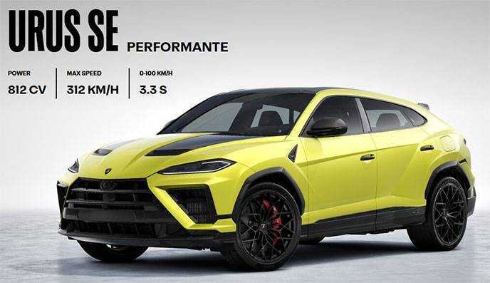 ウルス ウルスのモデルチェンジ情報：高性能版「ウルス SE ペルフォルマンテ