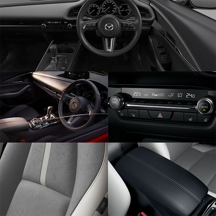 商品改良後のCX-30のインテリア