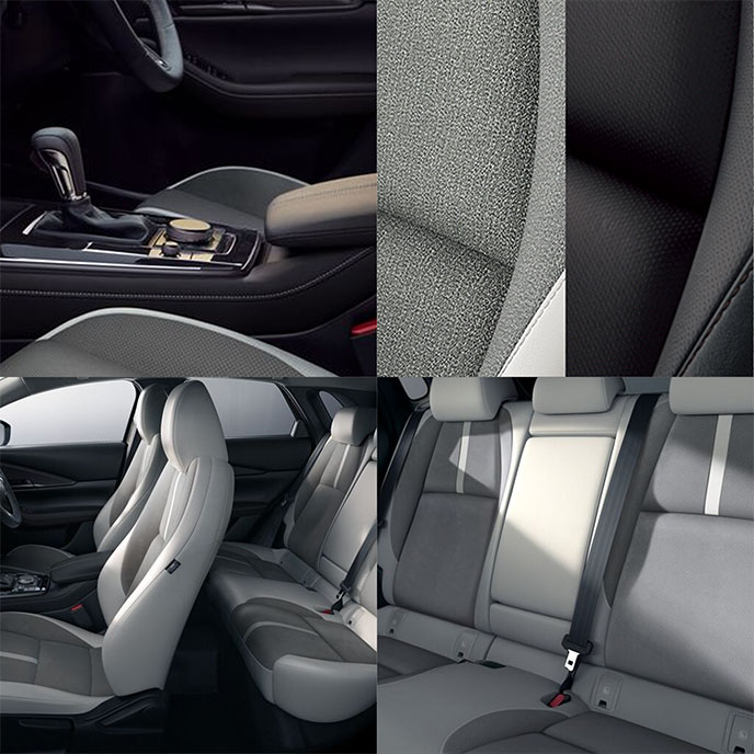 CX-30 Air Editionのインテリアとシートレイアウト