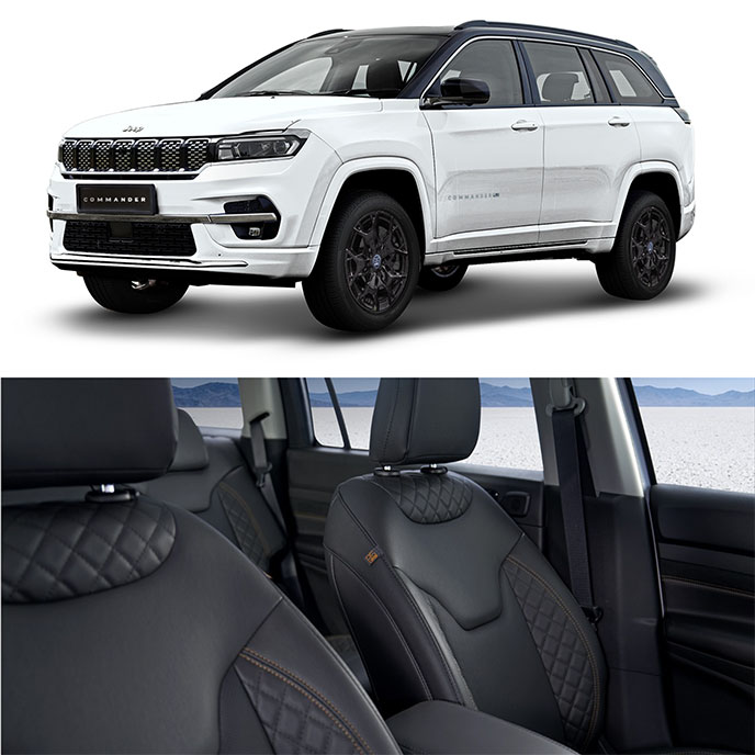 JEEPコマンダー・オーバーランド 85th Anniversary Editionのエクステリアとインテリア