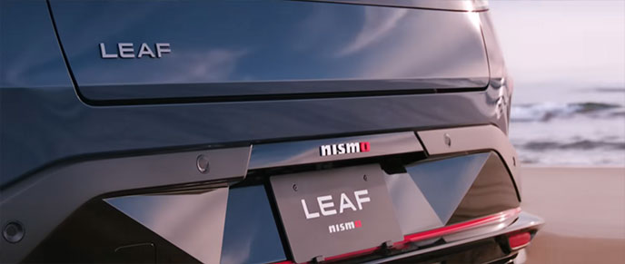 リーフNISMOのリアエクステリア