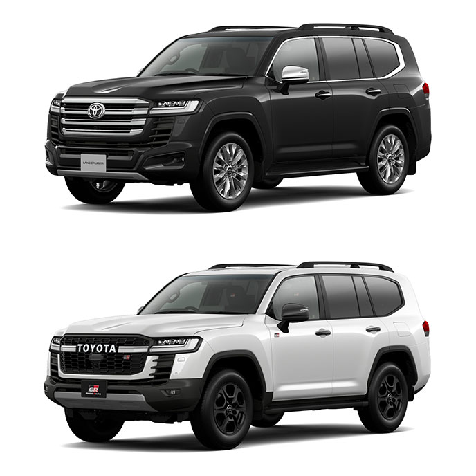 ランドクルーザー300のZX（ハイブリッド車）とGR SPORT（ハイブリッド車）
