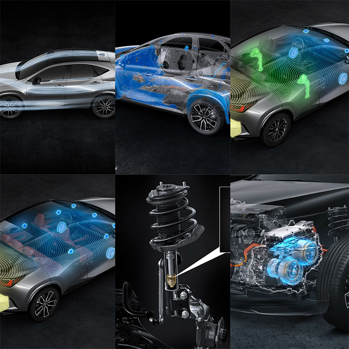 レクサスNX新型モデルの空力性能とショックアブソーバー