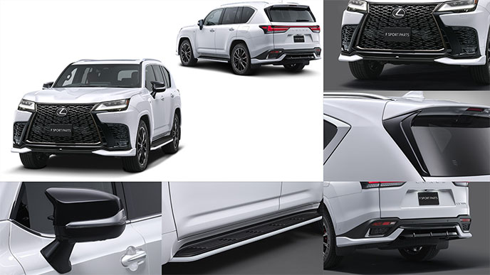F SPORT PARTSを装着したレクサスLX“F SPORT”