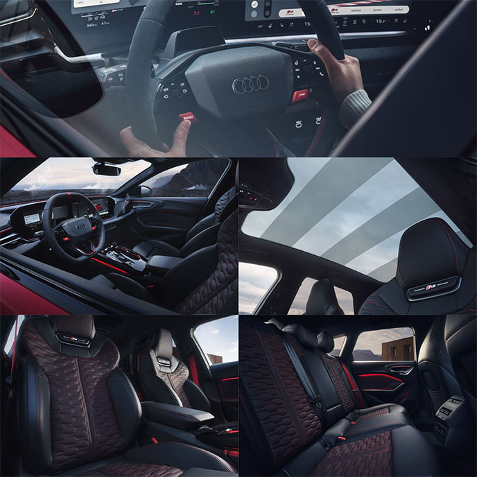 新型Audi RS 5のインテリア